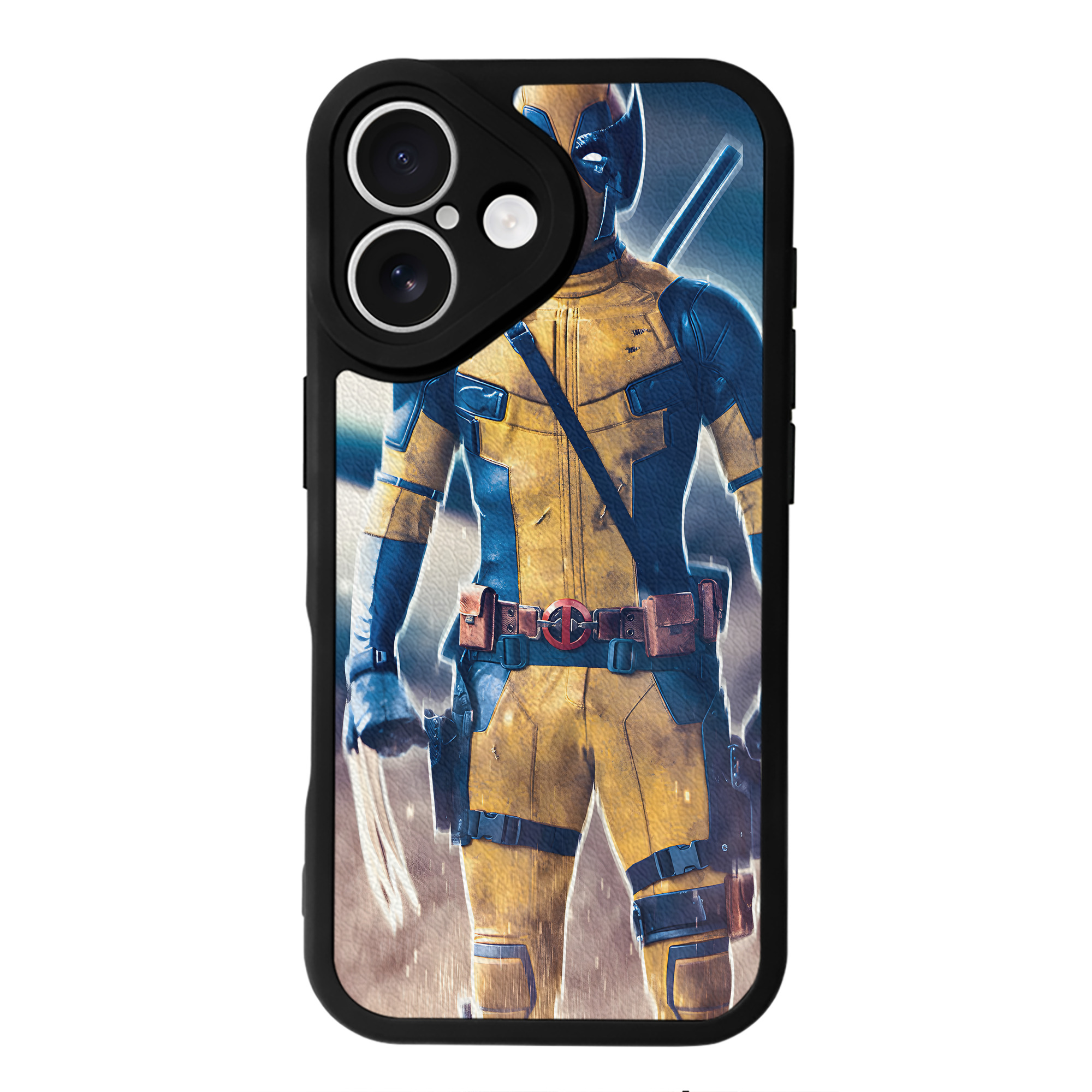 （画像用） アベンジャーズ The Avengers 【iPhone 16シリーズ対応】シリコンスマホケース（レザー調） 材質：シリコン